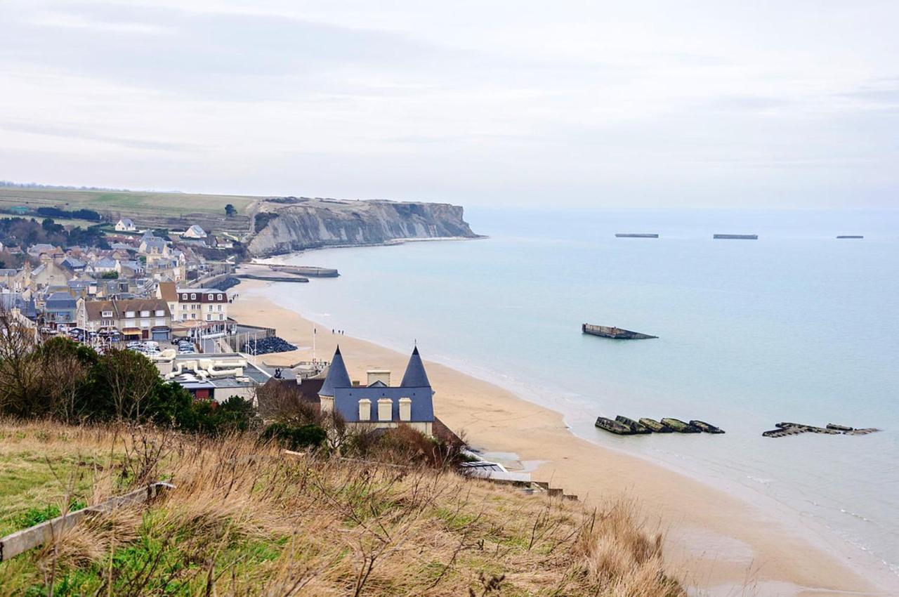 Maison de 6 chambres avec vue sur la mer jardin clos et wifi a Arromanches les Bains Corneville-sur-Risle Extérieur photo